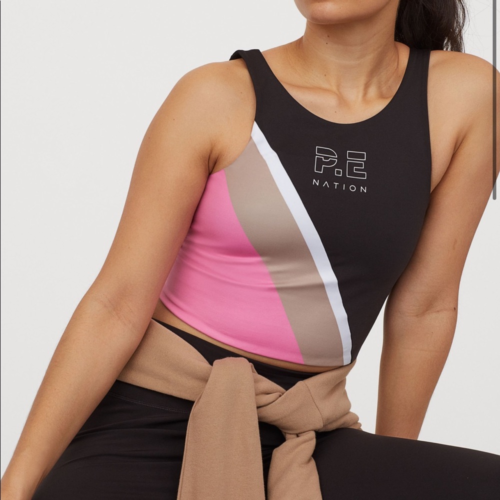 P.E. Nation crop top bra NWOT